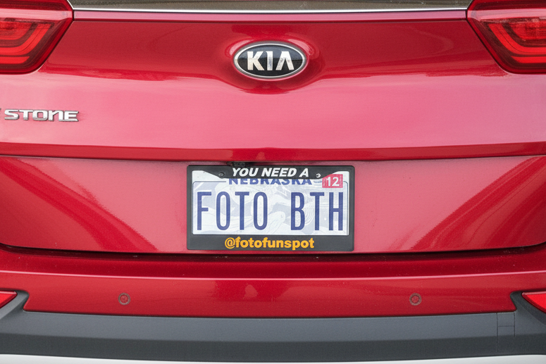 Personalized License Plate Frame